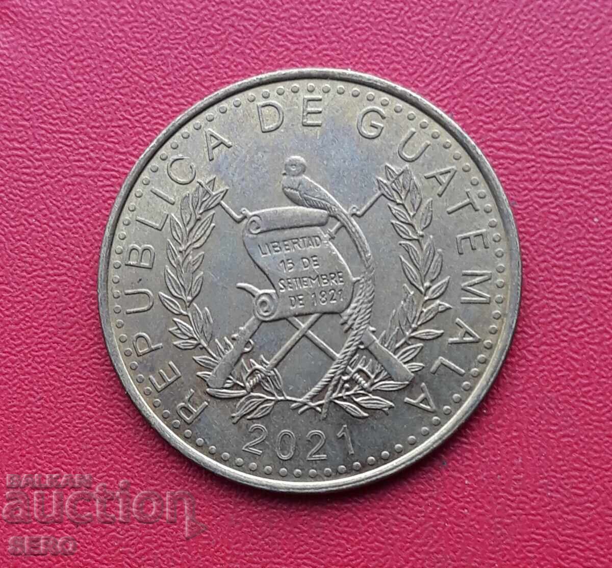 Гватемала-1 кетцал 2021 с цена 1.21 лв. | € 0.62