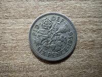 Великобритания - 6 пенса (1956)