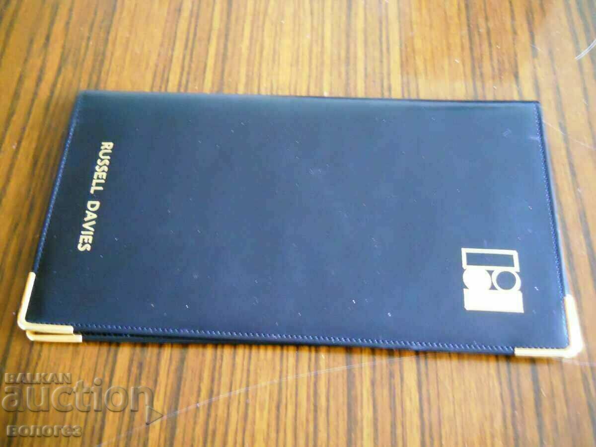 Leather Wallet "Russel Davies" England
