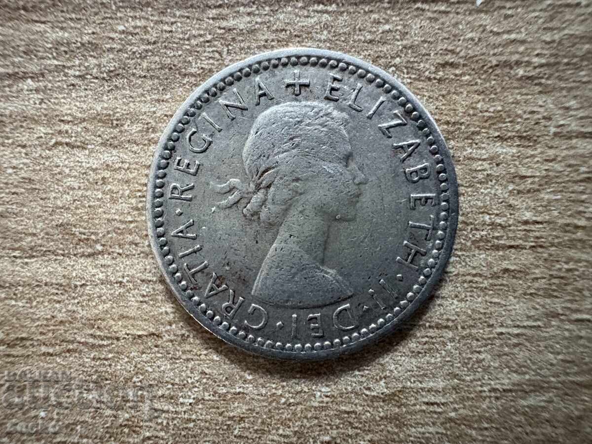 Marea Britanie - 6 pence (1955) cu preț € 0.33 | 0.65 BGN Marea Britanie - 6 pence (1955) cu preț € 0.33 | 0.65 BGN