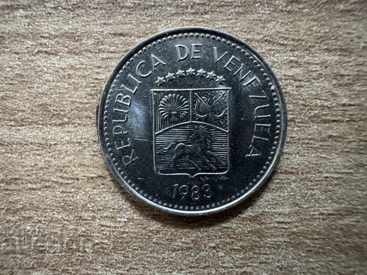 Венецуела - 5 сентимос (1983) с цена 0.40 лв. | € 0.20 Венецуела - 5 сентимос (1983) с цена 0.40 лв. | € 0.20