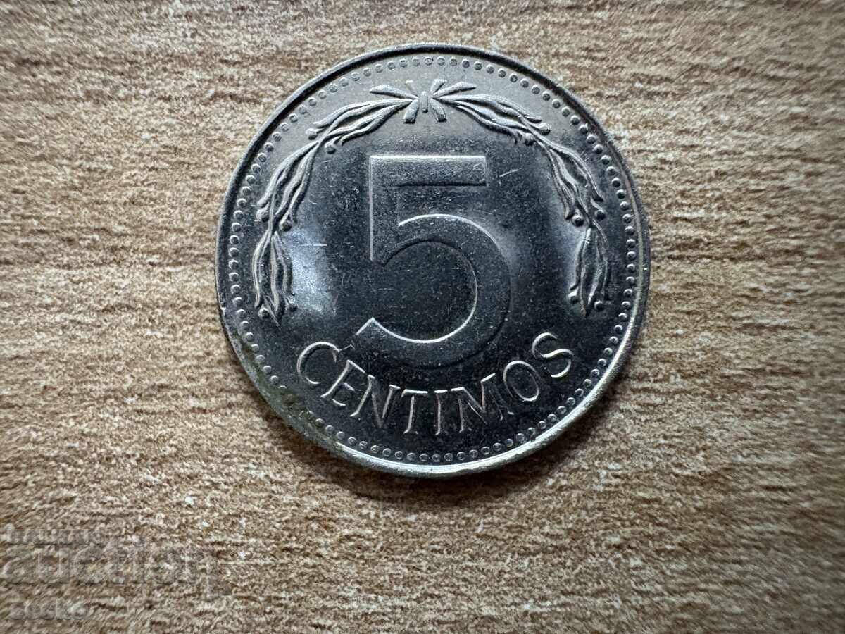 Венецуела - 5 сентимос (1983) Венецуела - 5 сентимос (1983)