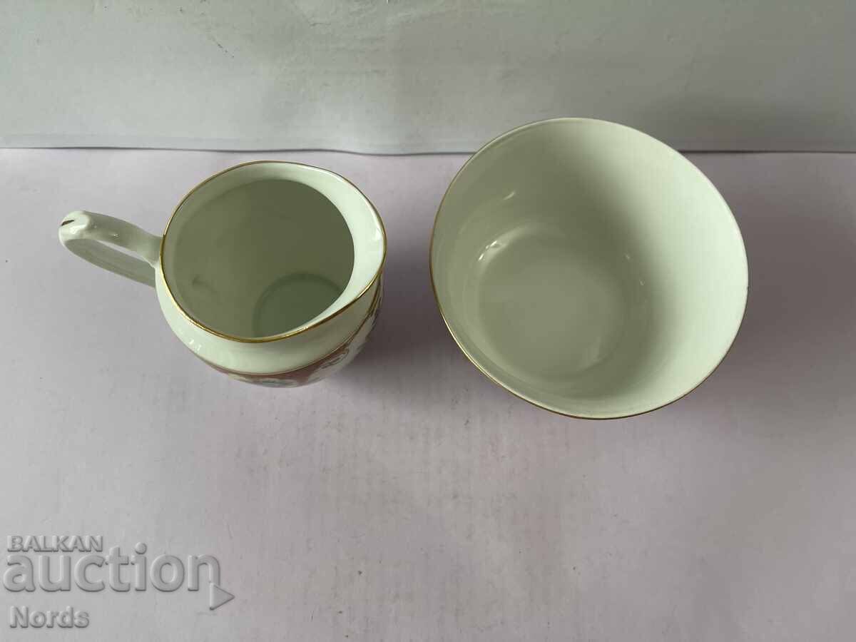 Livrarea Cehoslovacia Lot de porțelan frumos Livrarea Cehoslovacia Lot de porțelan frumos