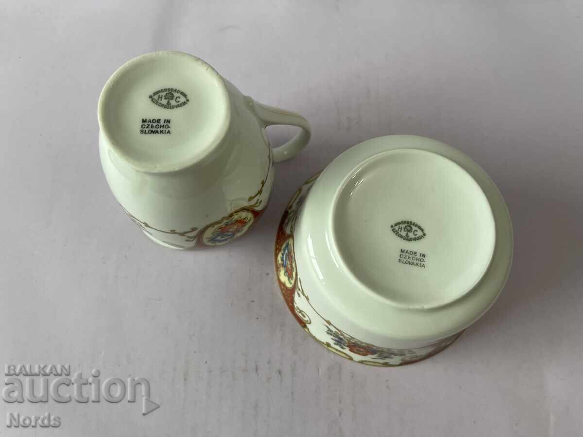 Cehoslovacia Lot de porțelan frumos - 5 Cehoslovacia Lot de porțelan frumos - 5