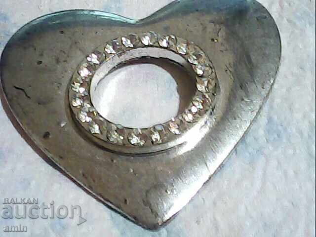 Beaded hearts for a necklace with price 15.00 BGN | € 7.67