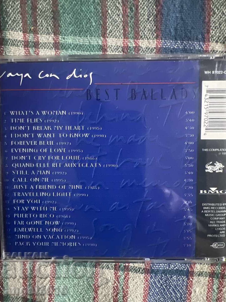 CD-"Best Ballads" από το βελγικό συγκρότημα Vaya Con Dios 1997 με τιμή 9.99 BGN | € 5.11 CD-"Best Ballads" από το βελγικό συγκρότημα Vaya Con Dios 1997 με τιμή 9.99 BGN | € 5.11
