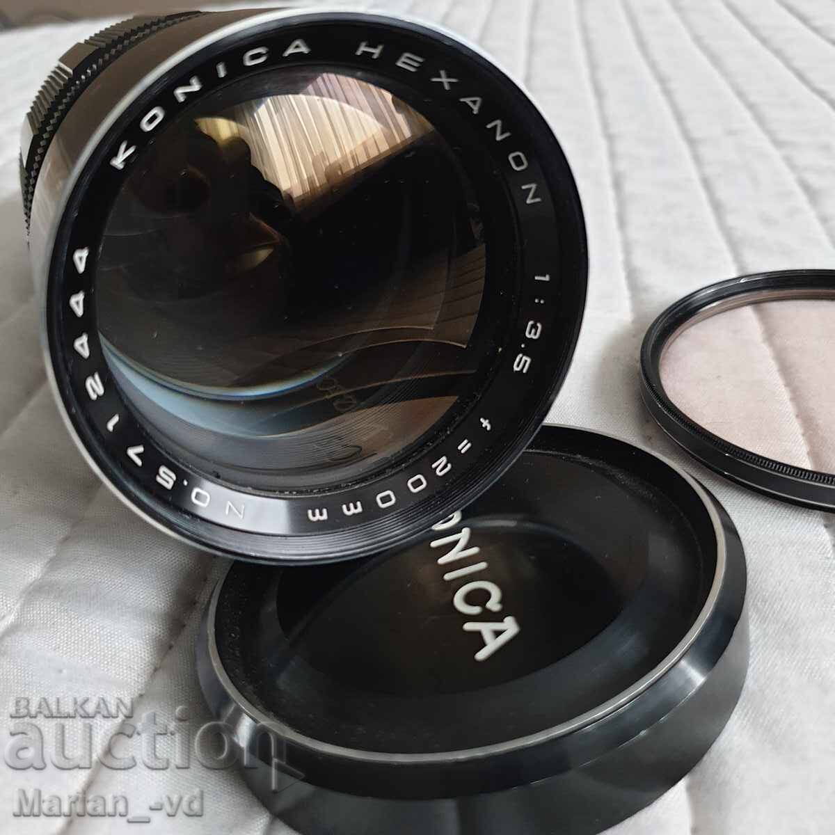 Konica HEXANON 200mm F/3.5 Lens with Fixed Focal Length - 7
