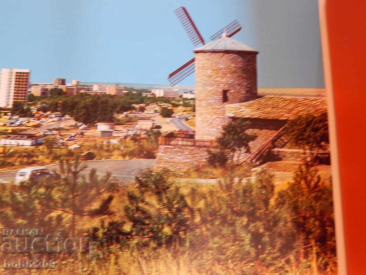 Livrarea Afis vechi Moara Nessebar Sunny Beach Tablou Soc 50x70 cm