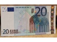 ЕВРОПА EUROPA 20 Евро Euro емисия issue 2002  EF