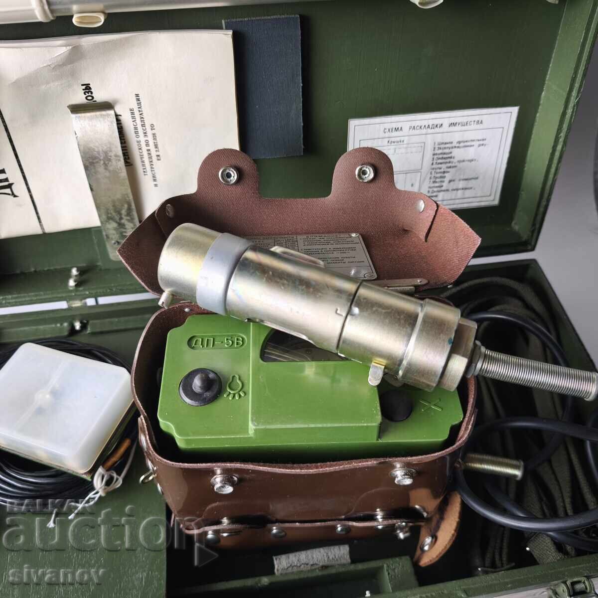 Vechi dozimetru sovietic DP-5V, contor Geiger, funcționează #6217 - 5