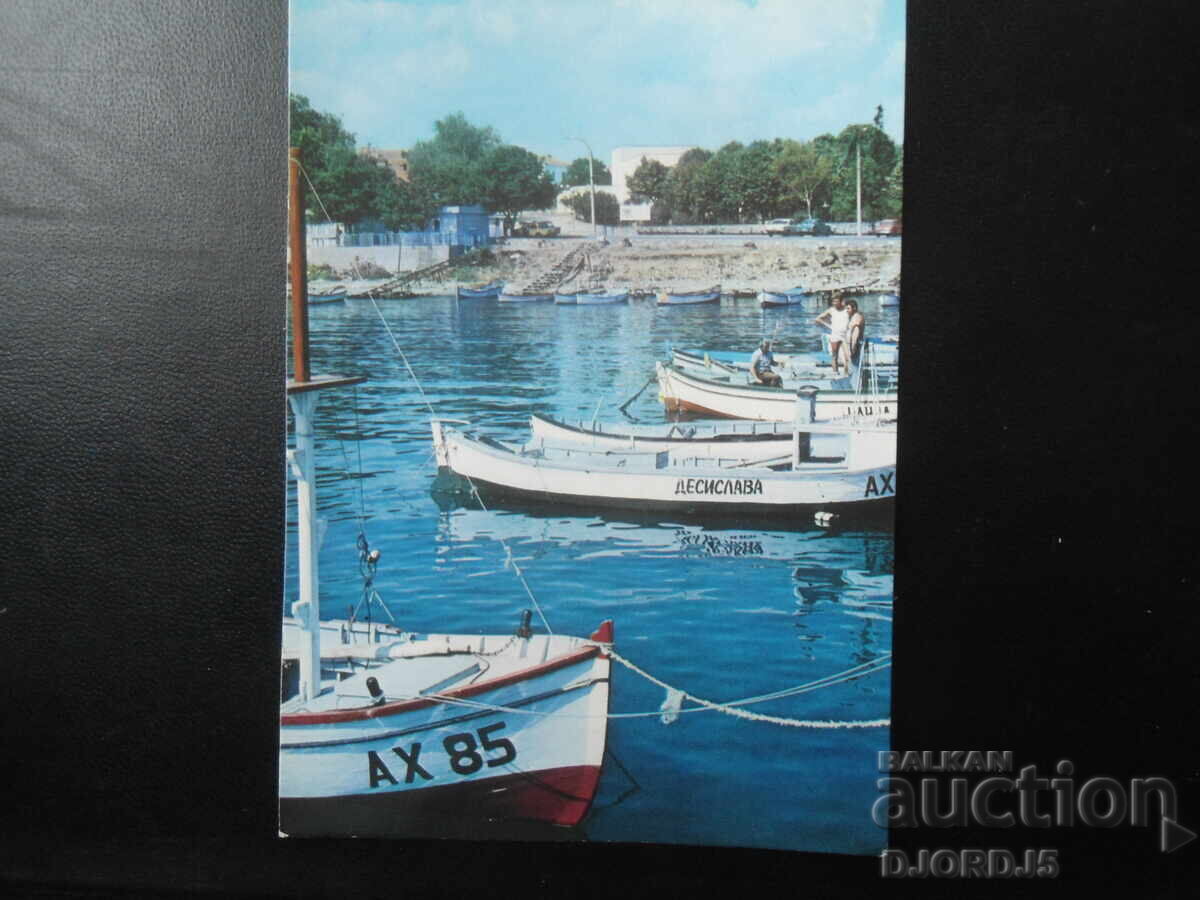 АХТОПОЛ. Рибарският пристан, Стара картичка