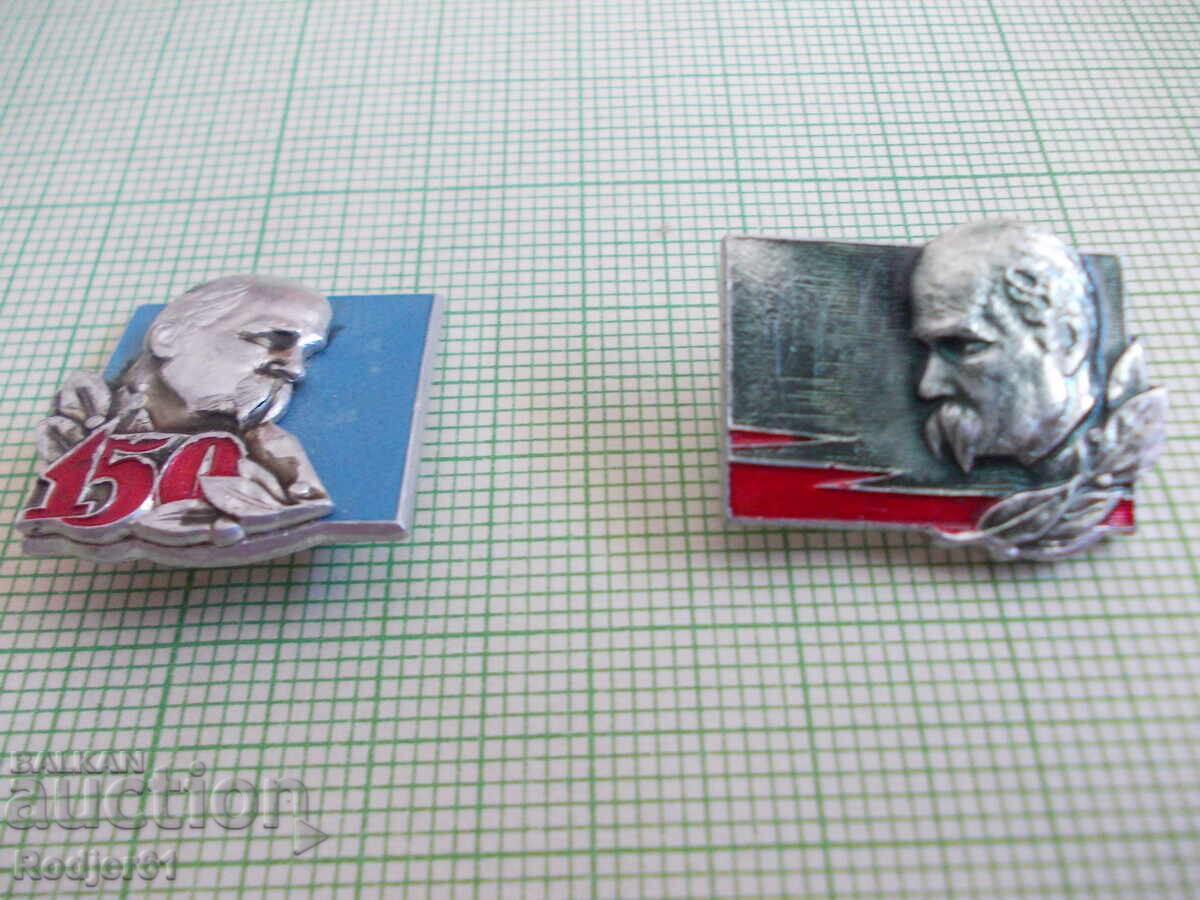 Insigne - personalități colecție 6 buc