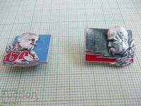 Insigne - personalități colecție 6 buc