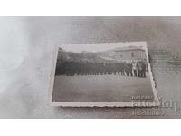 Photograph Nevrokop (Gotse Delchev) Youths on the Square 1945