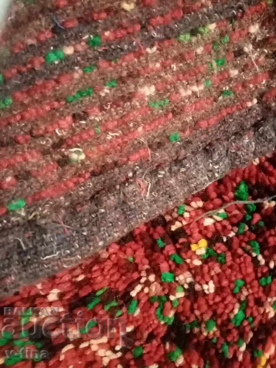 Covor țesut vechi, multicolor, chilim - 5