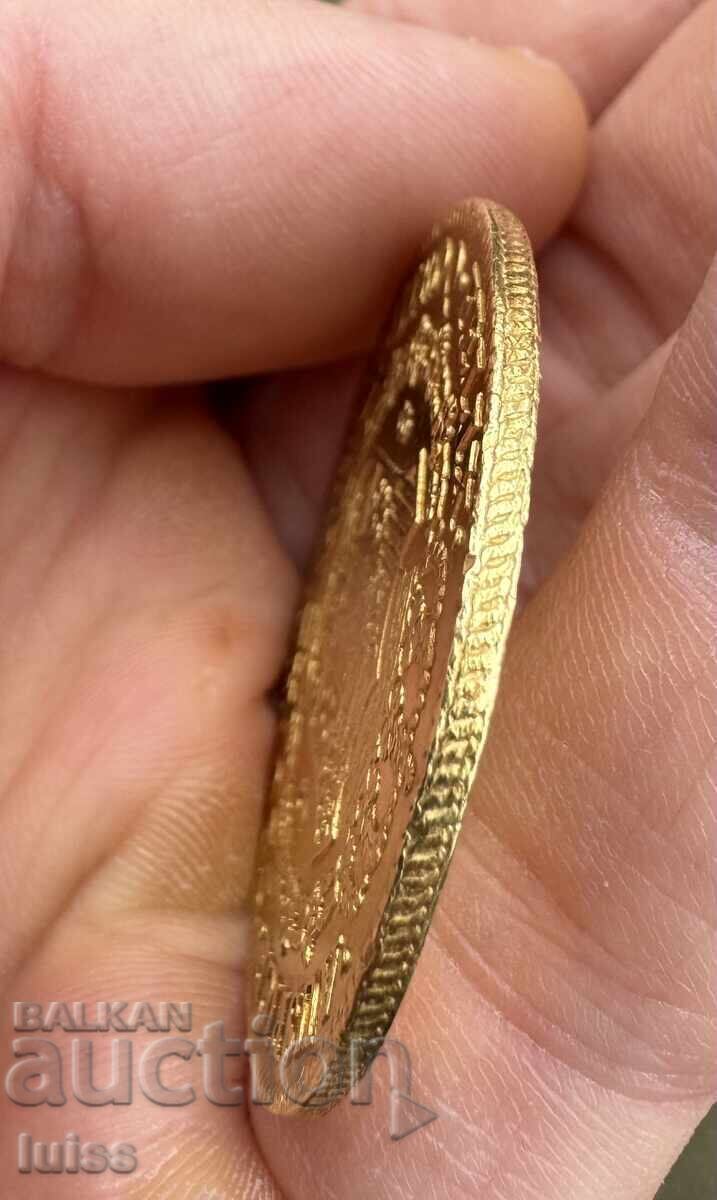 Аукцион Златна Монета Мексико 8 Ескудо 1805г. Карлос IV