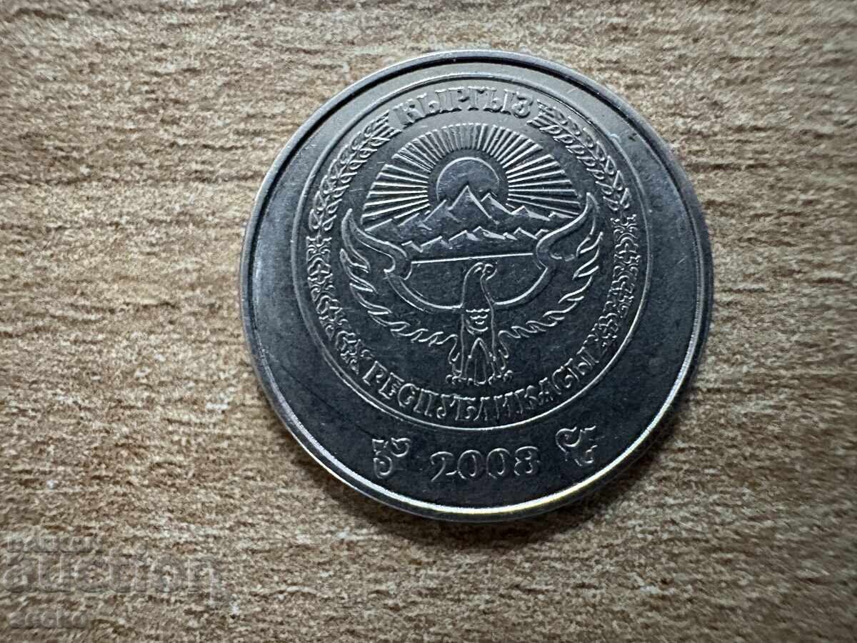 Κιργιστάν - 1 som (2008) με τιμή 0.40 BGN | € 0.20