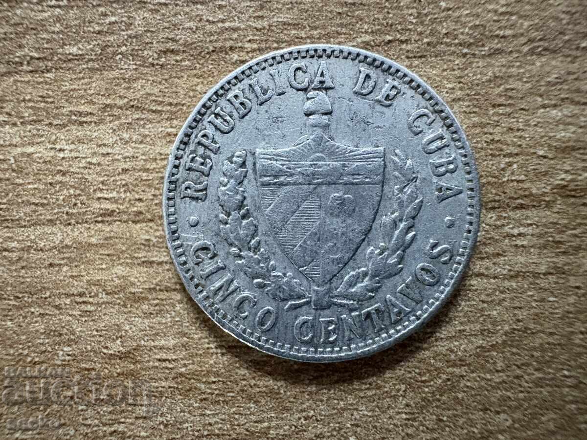 Cuba - 5 centavos (1968) cu preț 0.55 BGN | € 0.28 Cuba - 5 centavos (1968) cu preț 0.55 BGN | € 0.28