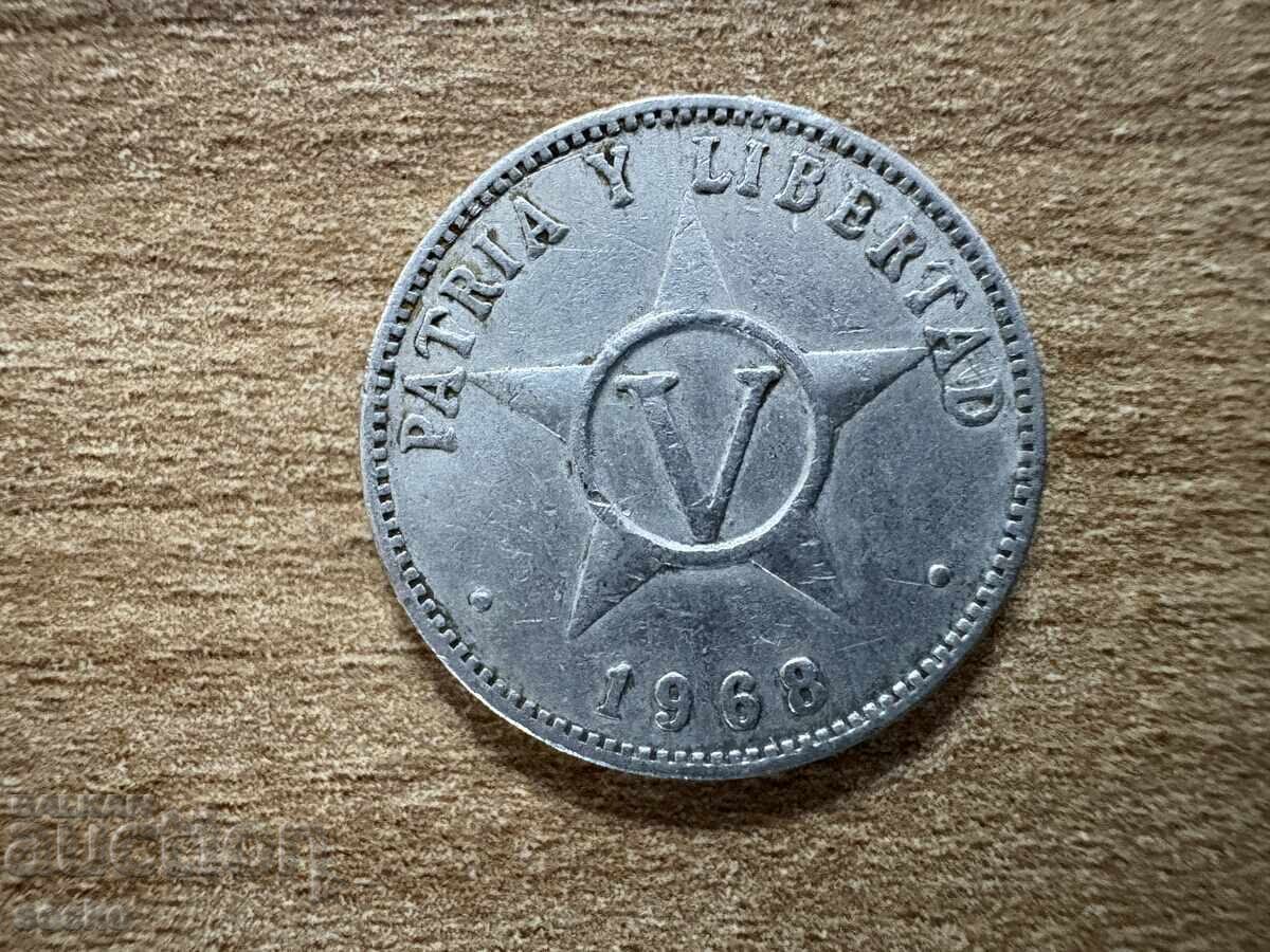 Cuba - 5 centavos (1968) Cuba - 5 centavos (1968)