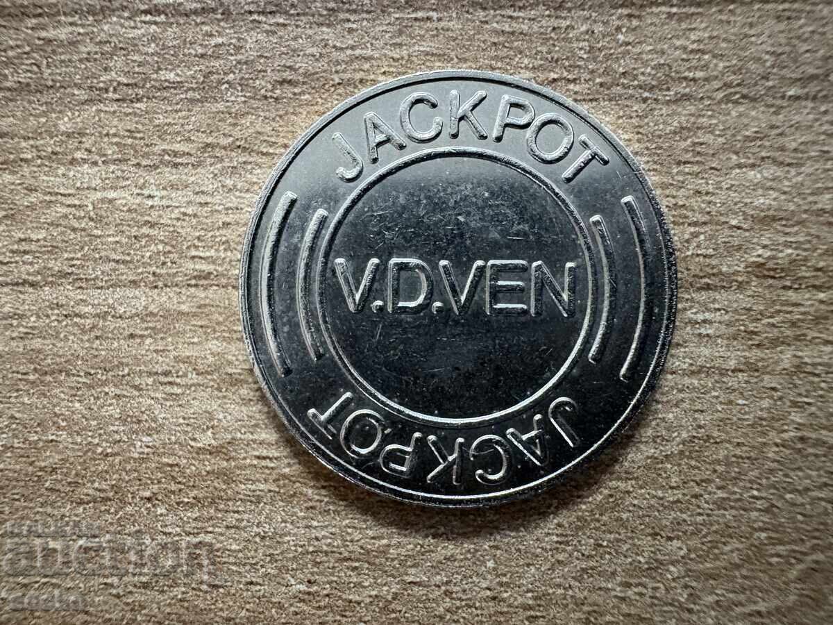 Token - Bally - Jackpot V.D.Ven with price 0.90 BGN | € 0.46 Token - Bally - Jackpot V.D.Ven with price 0.90 BGN | € 0.46