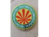 Значка - Дни на нас.място Люблин, Полша