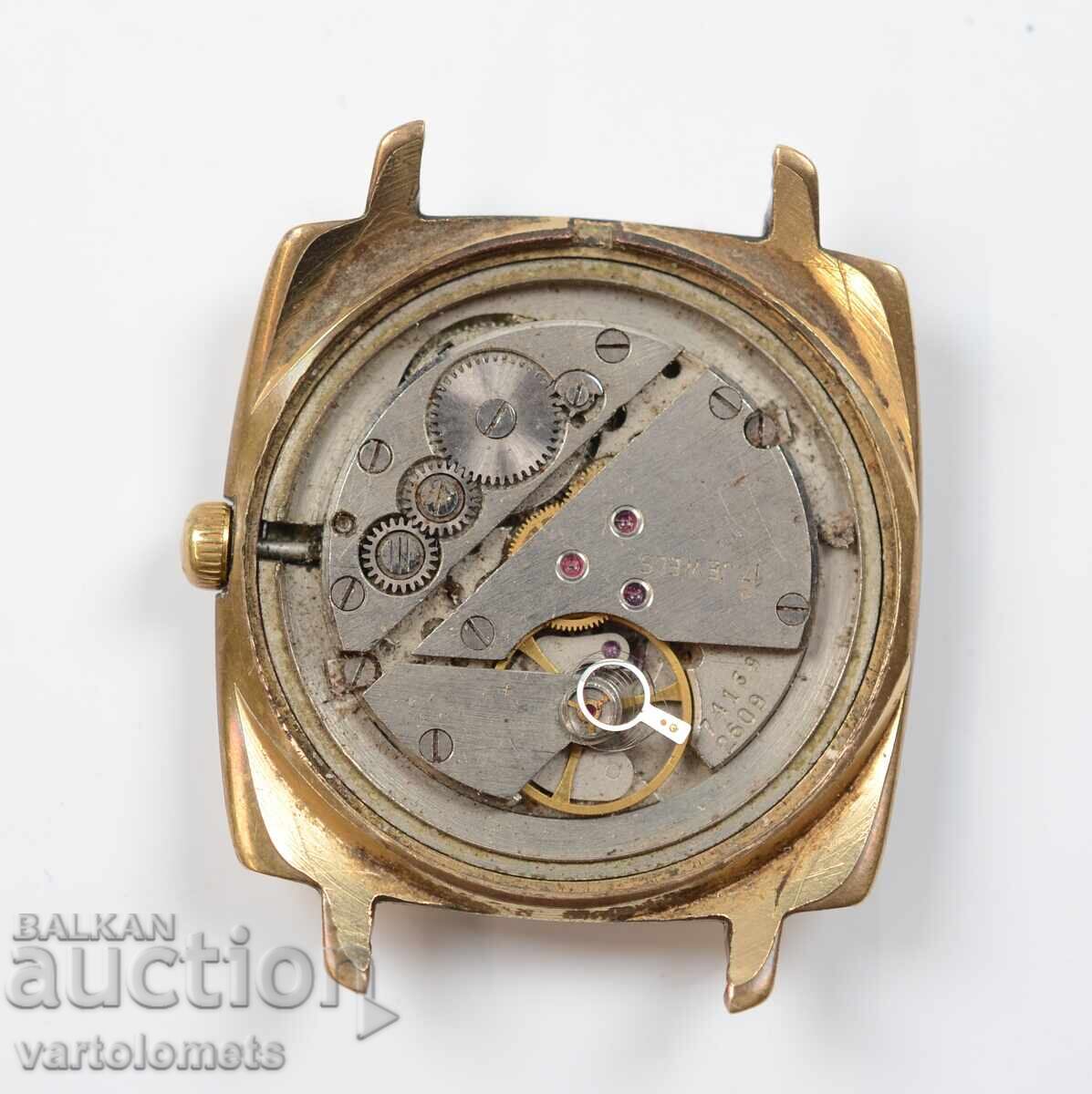 Men's watch POLJOT POLJOT USSR with gold plating 10 Mk - does not work with price 35.00 BGN | € 17.90 Men's watch POLJOT POLJOT USSR with gold plating 10 Mk - does not work with price 35.00 BGN | € 17.90