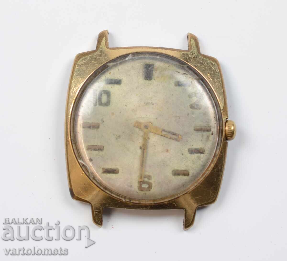 Men's watch POLJOT POLJOT USSR with gold plating 10 Mk - does not work Men's watch POLJOT POLJOT USSR with gold plating 10 Mk - does not work