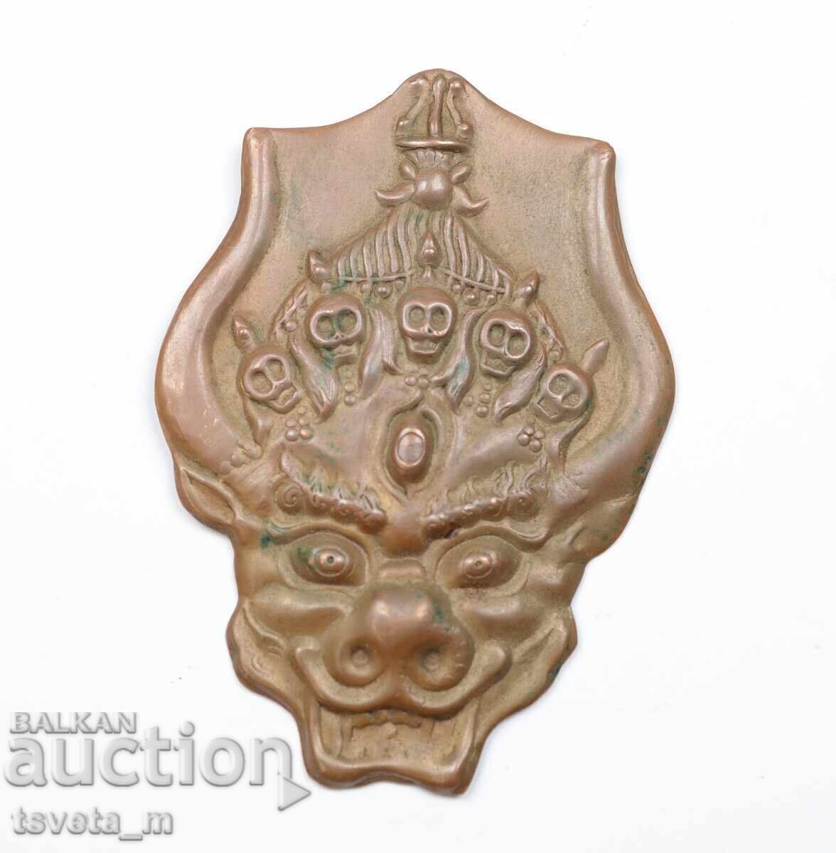 Medalion de perete din cupru de Kali Kaliman