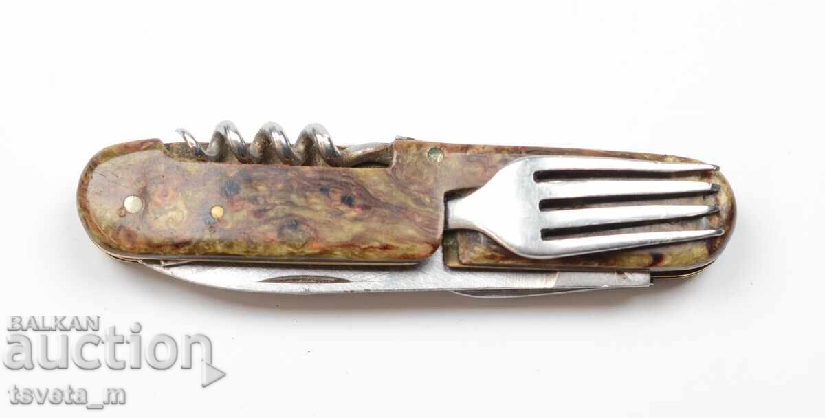 Cuțit de buzunar cu 6 unelte