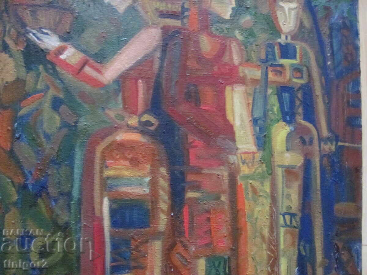 Delivery of Beautiful Oil Painting, Canvas, Artist Silvia Radeva