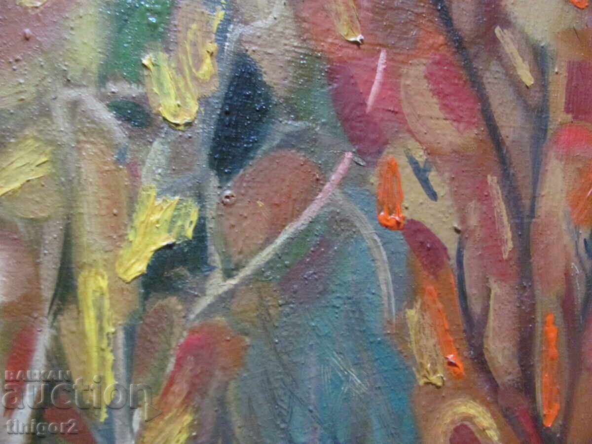 Аукцион Красива Картина масло, платно ,художник Силвия Радева