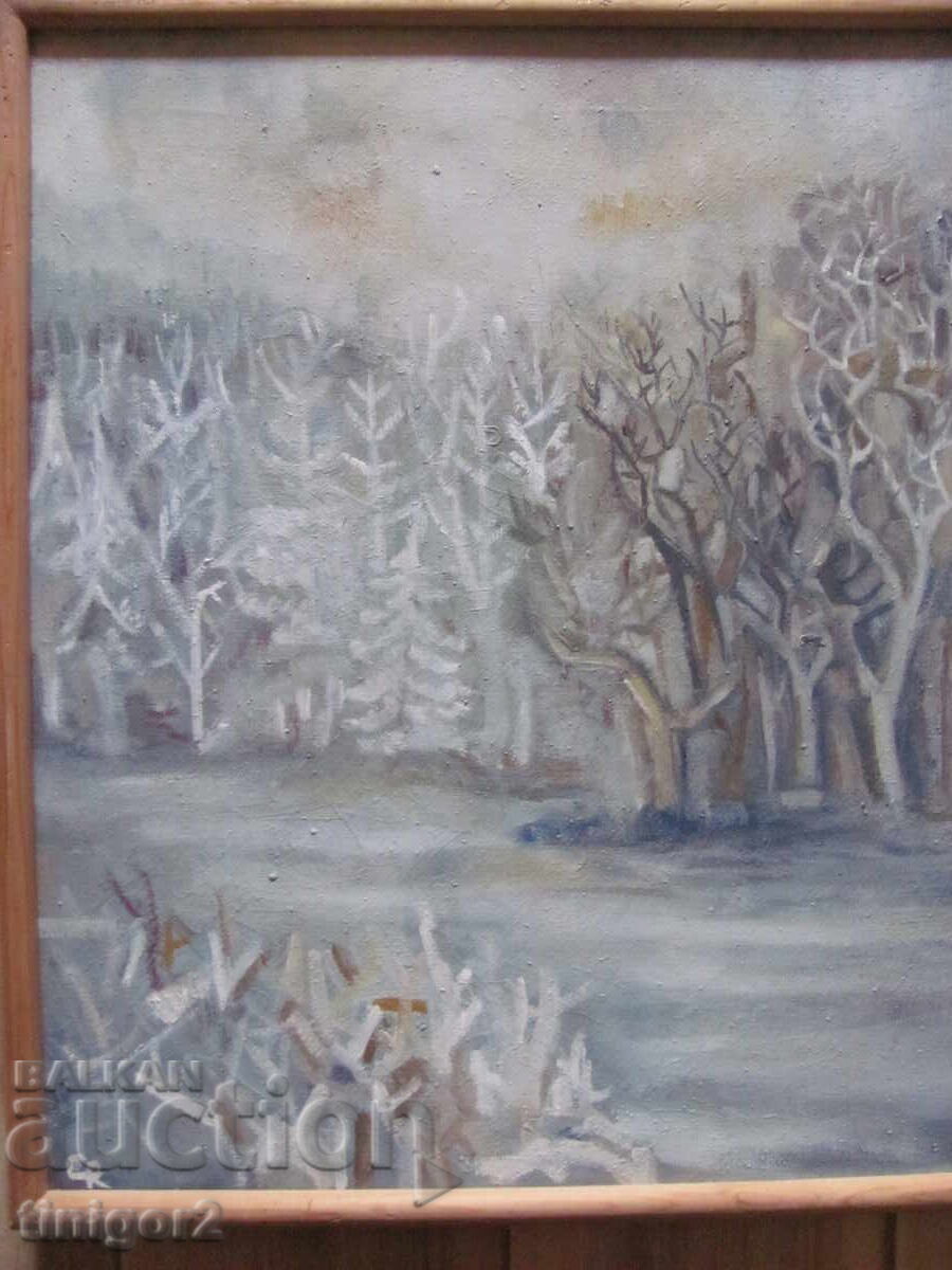 Licitație Frumoasă Pictură în ulei, pânză, artist Silvia Radeva, semnată