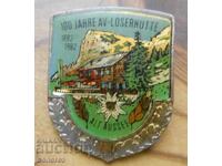 Επετειακό σήμα "100 χρόνια καταφυγίου Lazerhütte" - Αυστρία