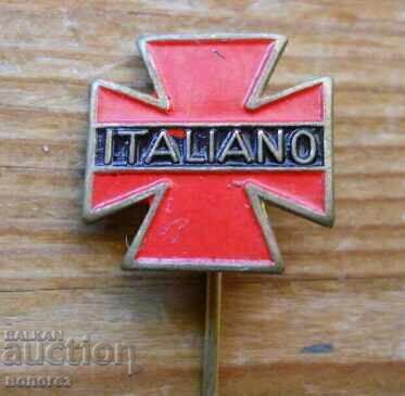 Veche insignă militară a Crucii Roșii Italiene