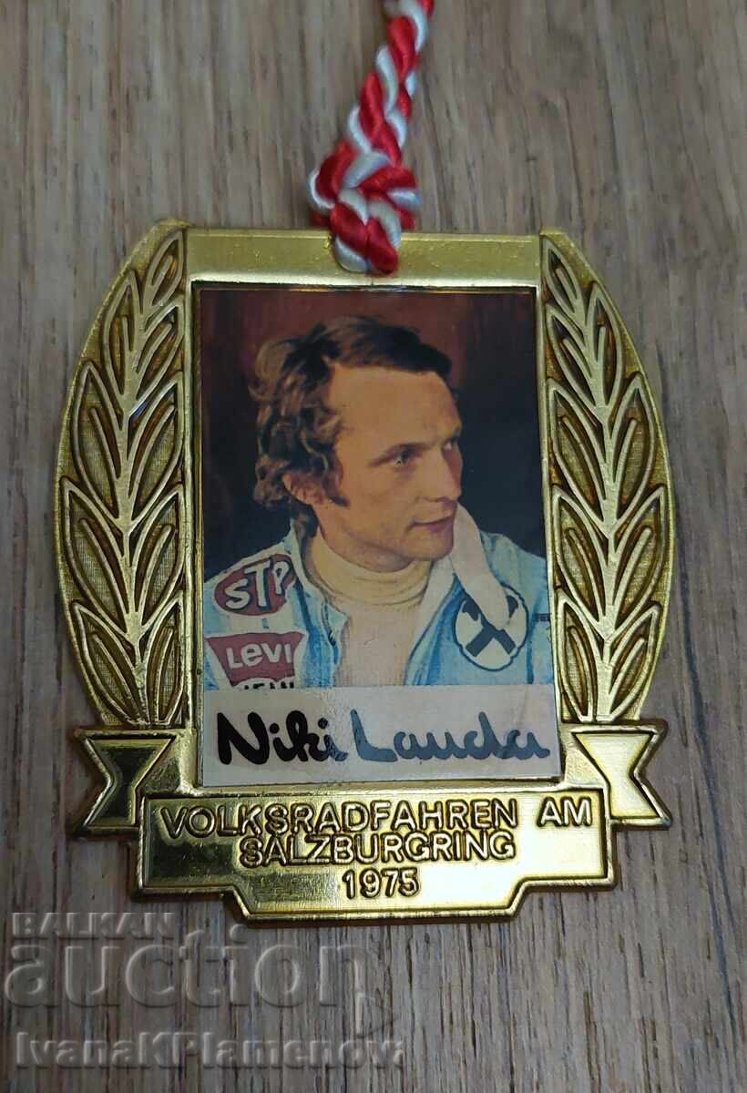 Σήμα μετάλλιο πιλότου φόρμουλας για γνώστες