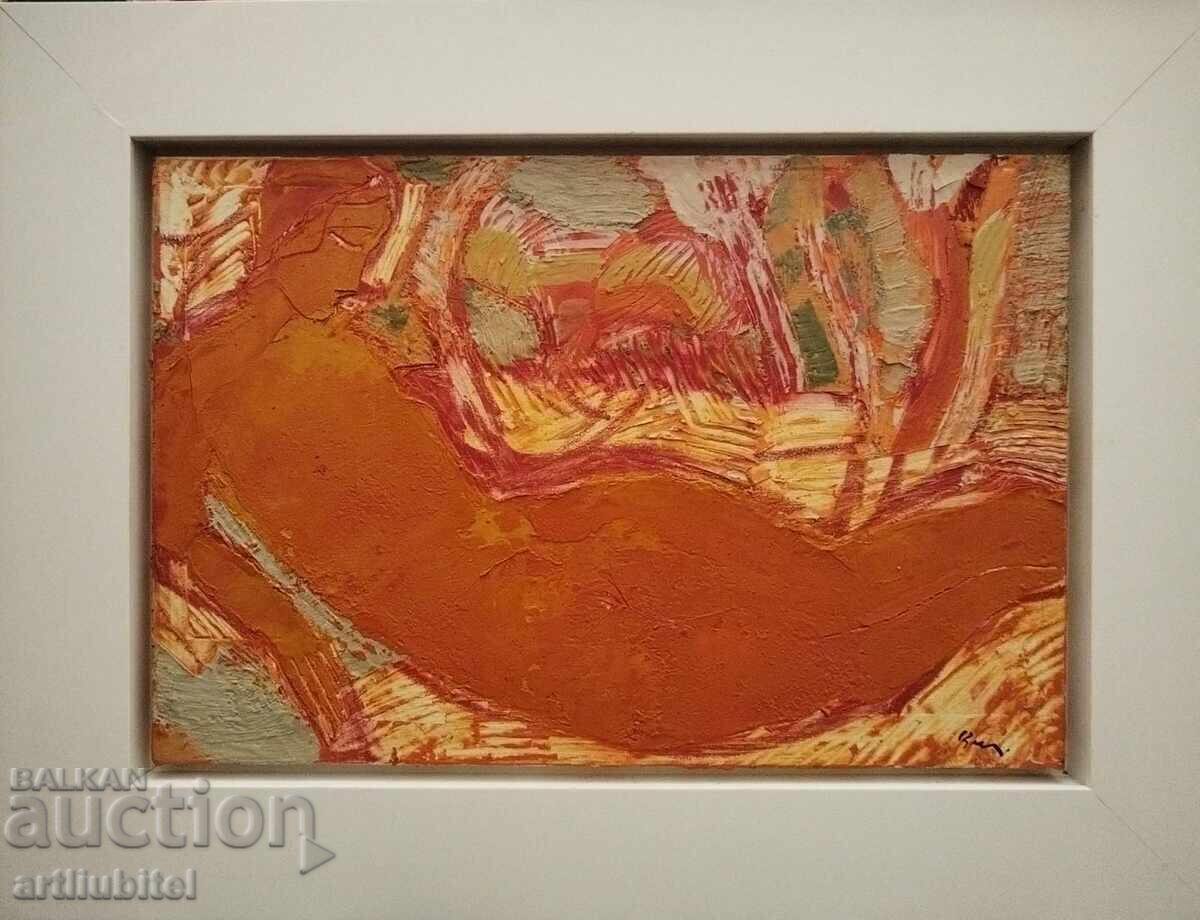 Svilien Blazhev - painting "Nude", 60 x 80 cm with price 5200.00 BGN | € 2658.72 Svilien Blazhev - painting "Nude", 60 x 80 cm with price 5200.00 BGN | € 2658.72