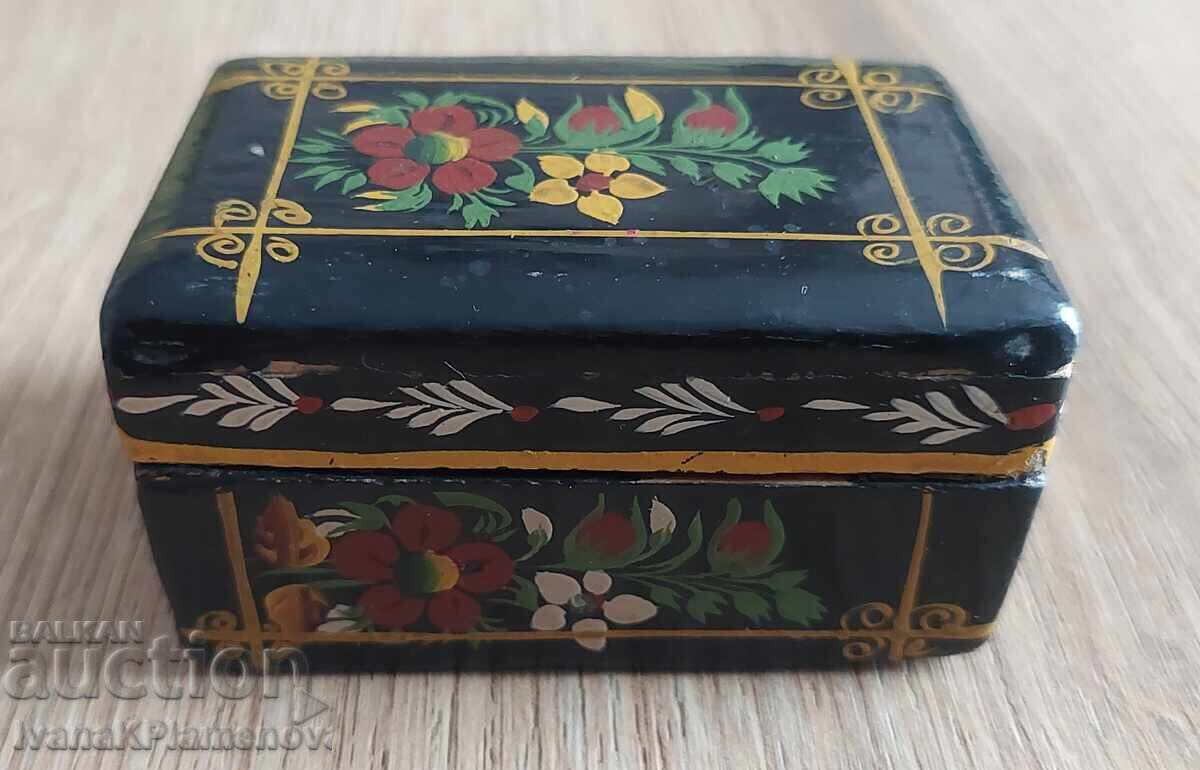 Cutie vintage din lemn pentru colecționari