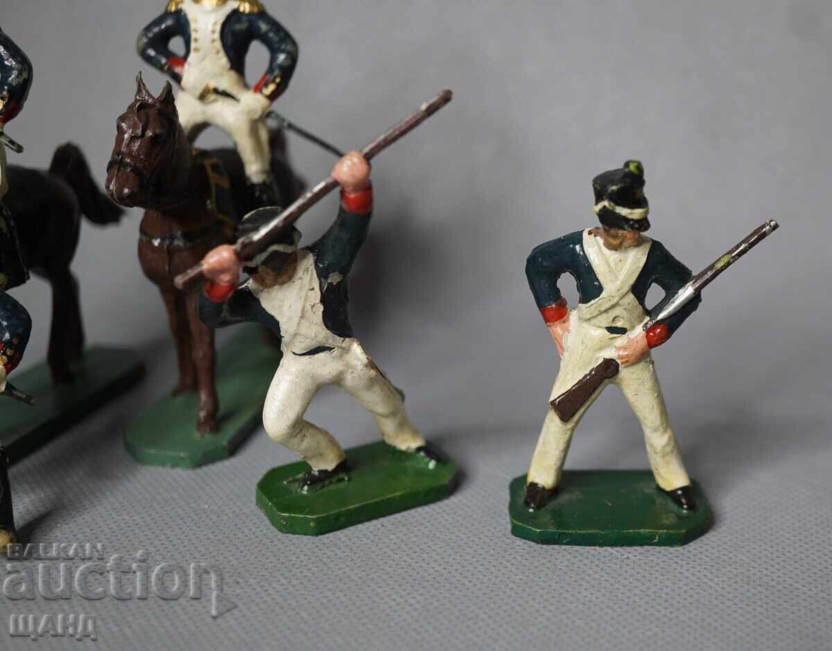 Lot Figurine Vechi Jucării Soldați Napoleonieni Din Plastic - 5