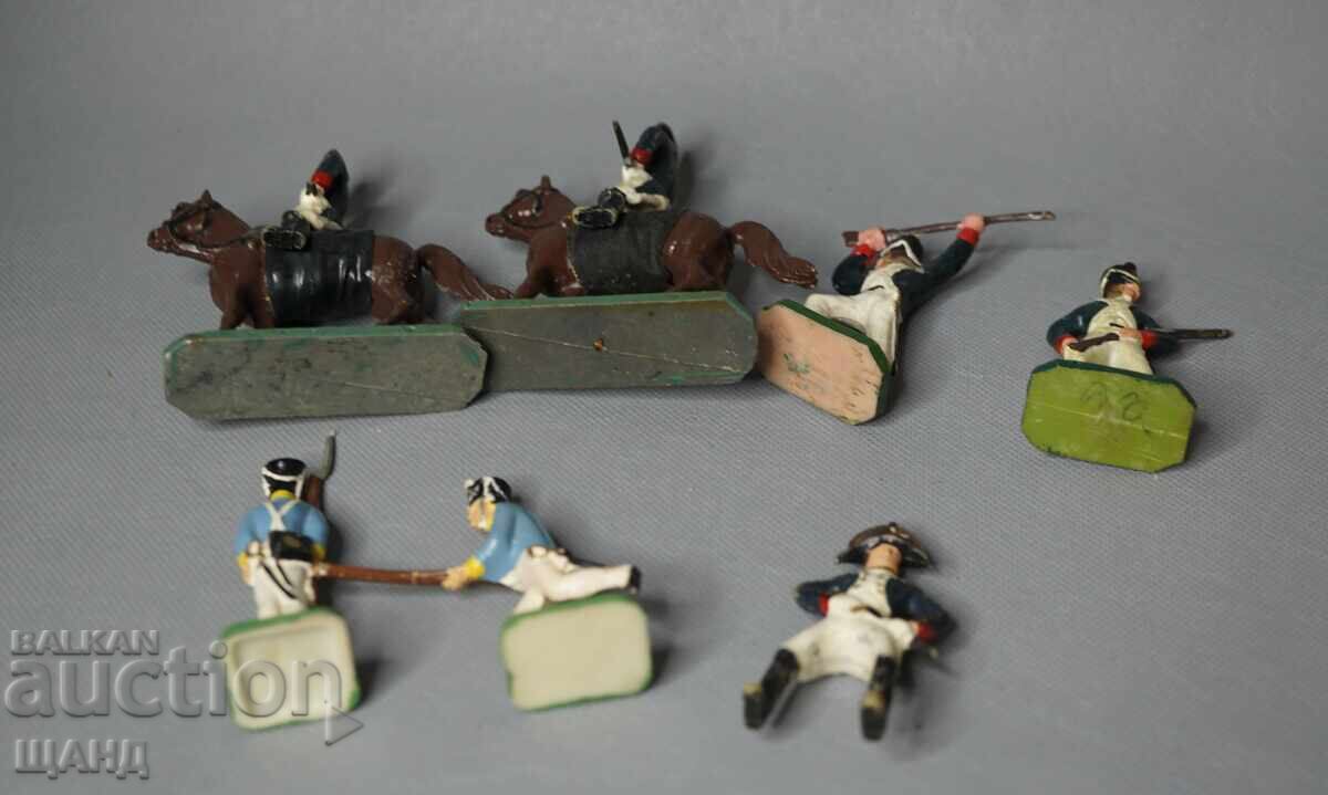 Lot Figurine Vechi Jucării Soldați Napoleonieni Din Plastic - 7