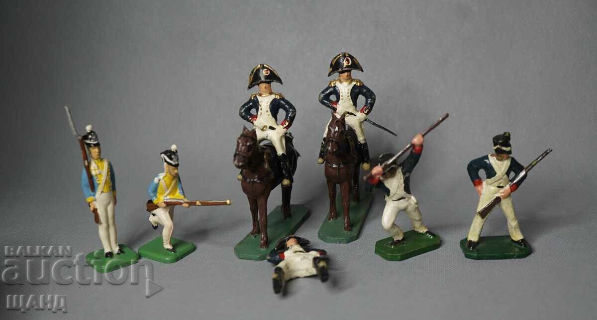 Lot Figurine Vechi Jucării Soldați Napoleonieni Din Plastic