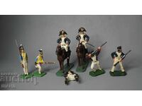 Lot Figurine Vechi Jucării Soldați Napoleonieni Din Plastic