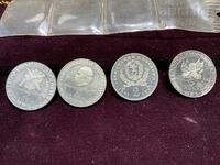 Lot de 4 buc., monede 2 leva 1981