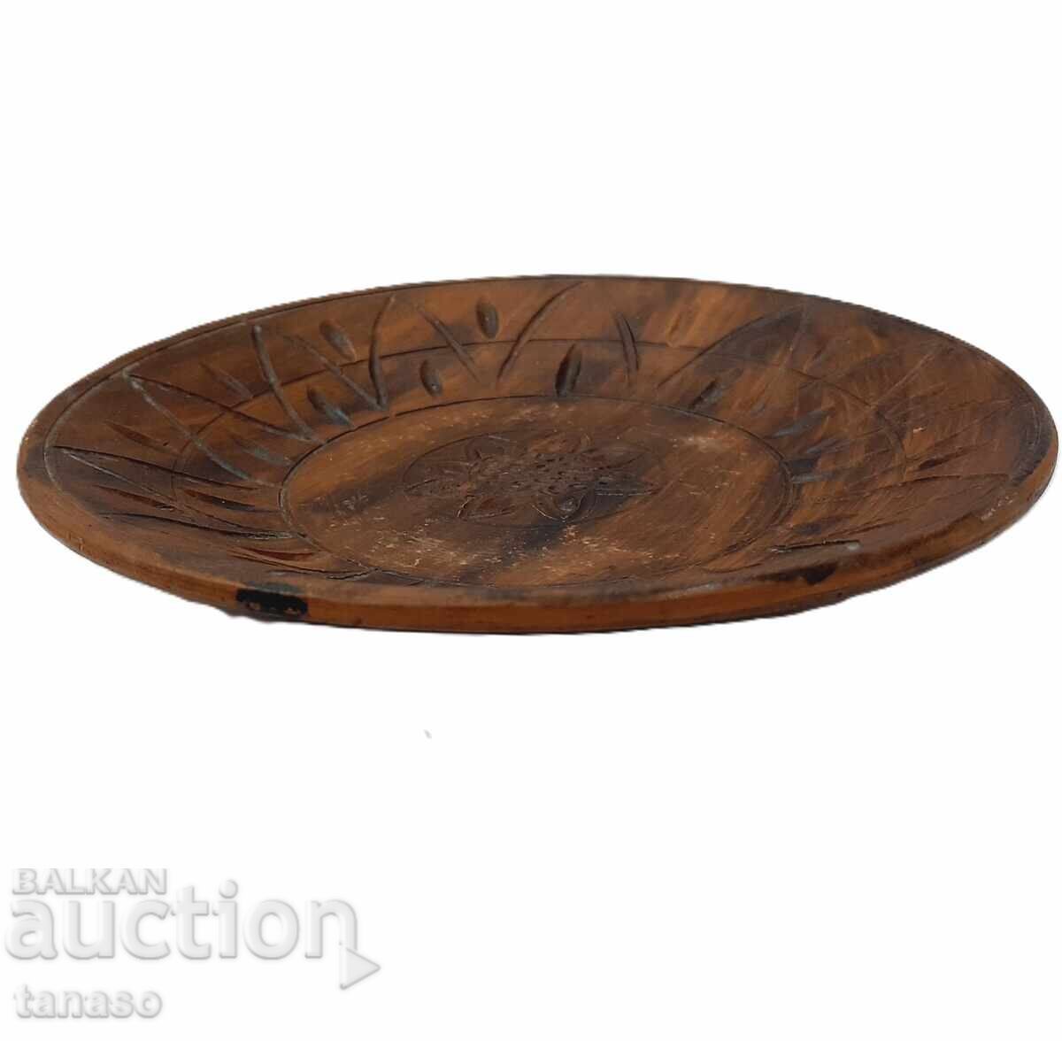 Παλιό κεραμικό εθνο πιάτο για τοίχο - 5