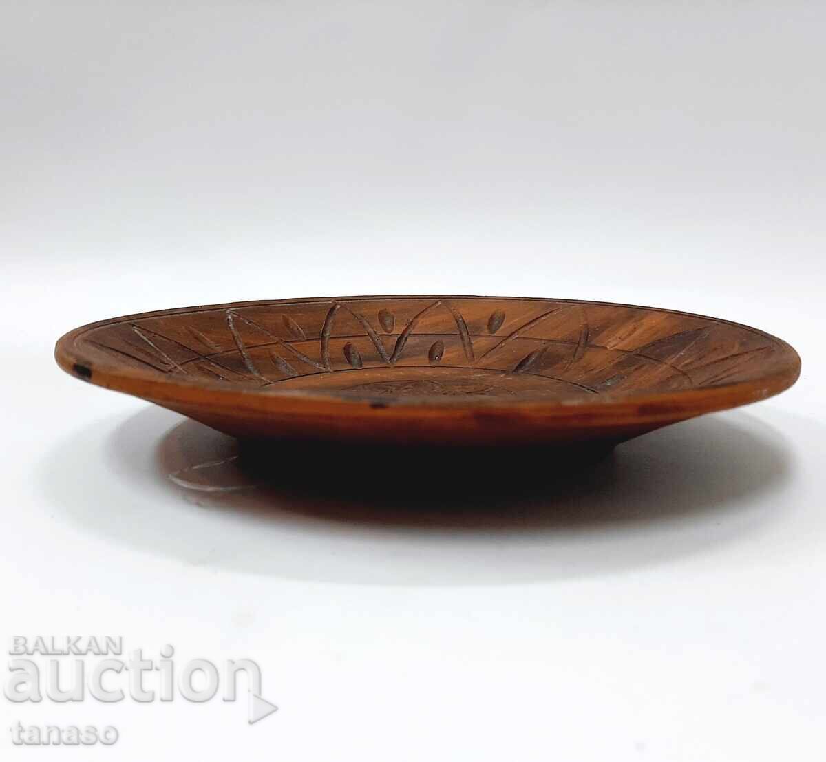 Παλιό κεραμικό εθνο πιάτο για τοίχο - 6