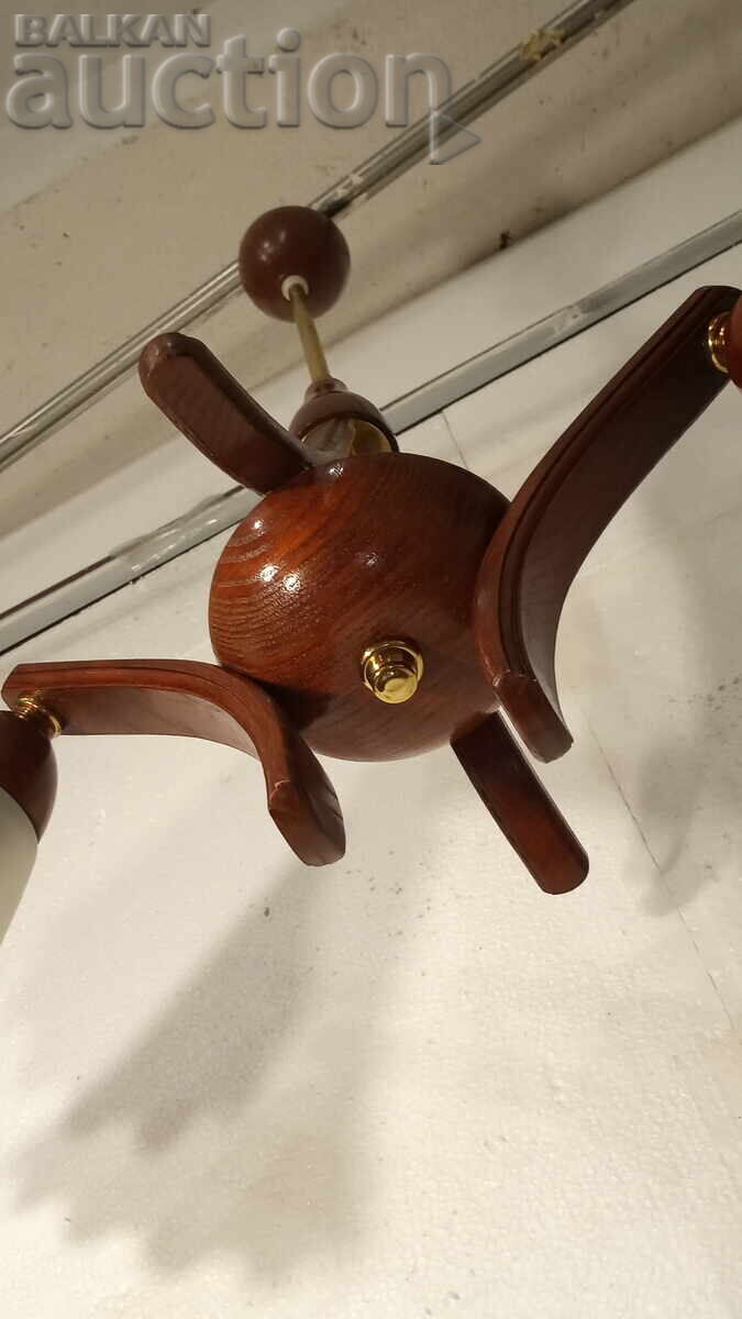 Livrarea Abașur din lemn cu 2 sticle