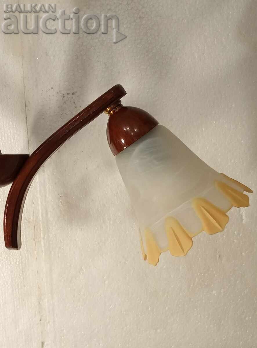 Abașur din lemn cu 2 sticle - 5