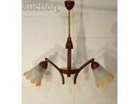 Abașur din lemn cu 2 sticle