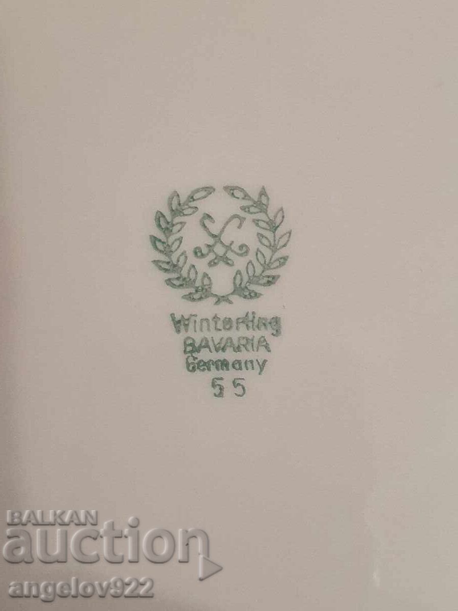 Баварско порцеланово плато Winterling - 6