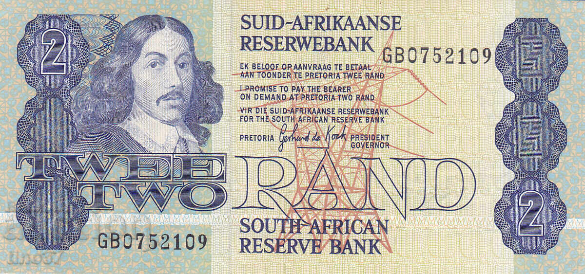 tino37 - SOUTH AFRICA - 2 RAND - 1978/81 - VF++ with price 9.90 BGN | € 5.06