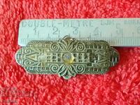 Veche broșă metalică Ornament Închizătoare Art Deco 1920-1930